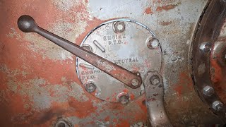 Vintage Thursday. Massey Ferguson 35 PTO lever oil seal change.