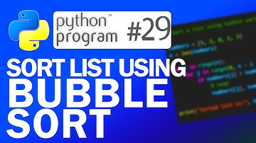 🐍Python Program #29: Sort a List Using Bubble sort | Python Programming
