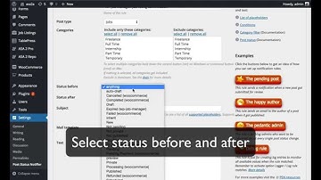 Post Status Notifier Demo (WordPress Plugin)