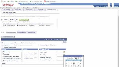 ASAS Lecturer Self Service   Assessment Structure and capturing grades