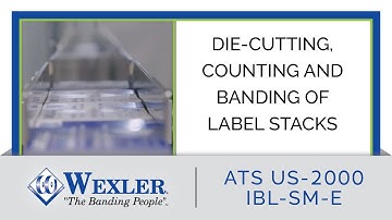Ultrasonic Banding System w/ 4-Sided Alignment that Stacks, Counts, and Bands - US-2000 IBL-SM-E