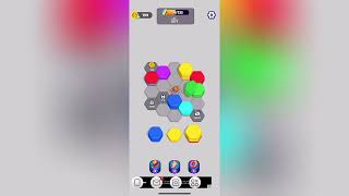 Hexa sort Level 123 Solution Walkthrough 