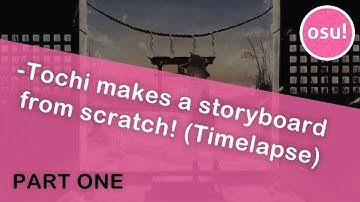 -Tochi makes a storyboard from scratch (Part 1) | Timelapse