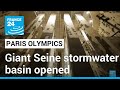 Paris inaugurates giant water storage basin to clean up the River Seine for Olympic swimming