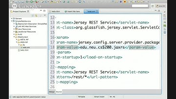 Configuring Jersey JAX-RS WebService in an Eclipse Web Project
