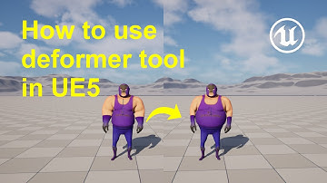 How to use deformer tool in Unreal Engine 5