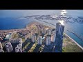 Flying with Albatross wings above Dream Homes in Mavisehir