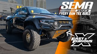 Crazy Ram 1500 TRX Builds at SEMA 2023 - Westen Champlin's TRX, Fast & Furious X TRX and MORE! by Forged 4x4 8,592 views 6 months ago 4 minutes, 40 seconds
