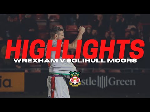 Wrexham Solihull Goals And Highlights