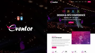 Eventor - Conference & Event HTML Template | Themeforest Website Templates and Themes