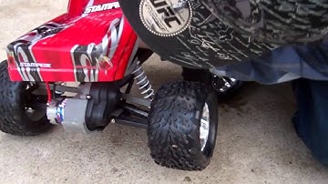 Traxxas Stampede, Broken Caster Block, and Bent King Pin