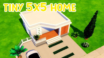 The Sims 4 - Functional Tiny 5X5 Home | Speed Build