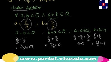 2.2.1: Closure Law of Rational Numbers, Real and Complex Numbers, Math Punjab Level-9