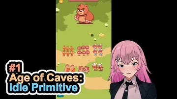 FIGHT FOR SURVIVAL AND FARM FREELY | Age of Caves: Idle Primitive | Part 1