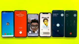 Incoming Call Samsung S10 Vs Iphone Xr  Fake Call Redmi N13 Vs Samsung A51  Zangi Honor Vs Huawei 