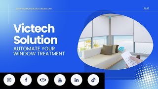 Automatic Roller Blinds Automate Your Window Solution Victech Solution