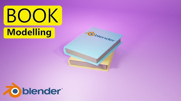 How to create a book in Blender | Modeling tutorial in blender