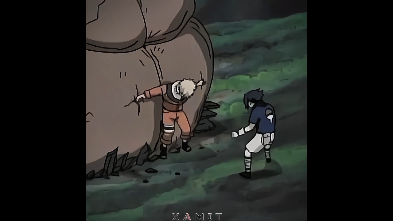SASUKE YOU'RE HURT 😣 ARE YA, U SCAREDY CAT 🐱