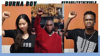 Burna Boy - Monsters you made | Reaction Video + Learn Swahili | Swahilitotheworld