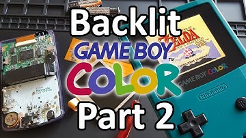 Tutorial PART 2: How to backlight a Gameboy Color! (Q&A video)