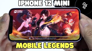 iPhone 12 Mini Mobile Legends Gaming test MLBB 2024 | Apple A14 Bionic
