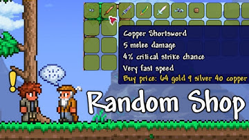 Terraria But Every NPC Sells Random Items