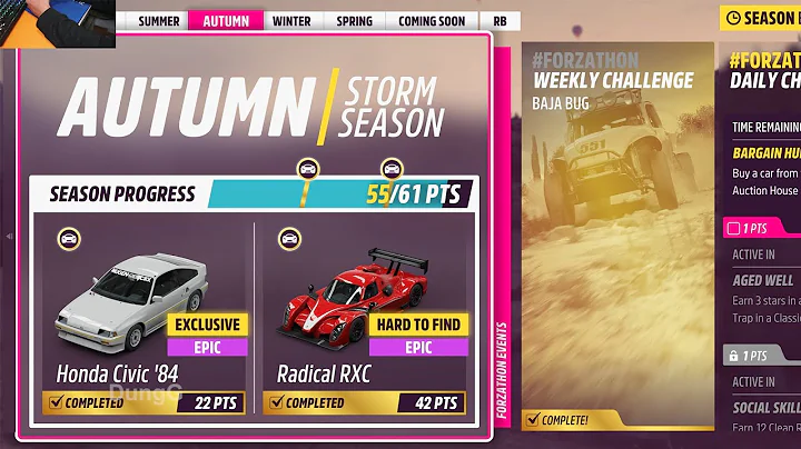 Forza Horizon 5 - How to Complete Festival Playlist Autumn Season - Series 1