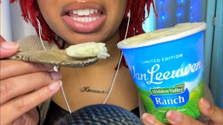 ASMR | trying RANCH ice cream 🍦 🤮