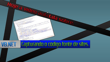 [VB.Net]Capturando o código fonte de sites