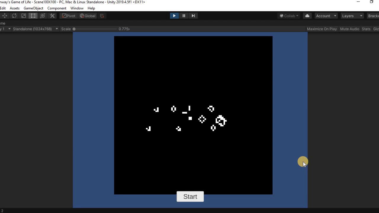 Conway's game of Life in Unity - YouTube