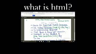 #shorts | What is HTML? | HTML क्या होता हे? HTML Definition | Purpose Of HTML | Why HTML is used?