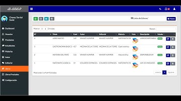 Sistema de gestión para bibliotecas hecho en php 8 ,mysql y javaScript.