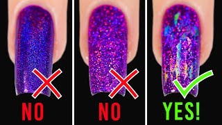Holo Nails You&#39;ve Been Doing WRONG! How to Apply 3 Layers of Holo