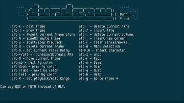 Durdraw, ANSI/ASCII art Animation editor/player