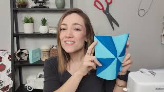 How to Sew a Pinwheel Block! - 2 MIN TUTORIAL