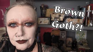 Brown Goth?! A Melt Cosmetics/Bailey Sarian collab inspired look