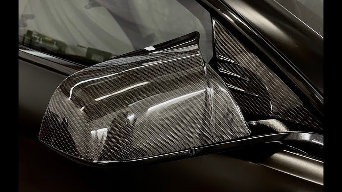 NEW Tesla Model 3 BMW M3 Inspired Mirror Caps REAL Carbon Fiber by  Hansshows! 