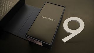 Samsung Galaxy Note 9 unboxing