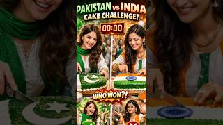 Pakistan 🇵🇰 vs India 🇮🇳 Cake Challenge 😱 | Who Finished First? UNEXPECTED WINNER!