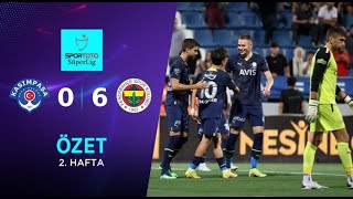 Kasımpaşa 0-6 Fenerbahçe - FB TV Gol Anları ve Kırmızı Kart Pozisyonu - \
