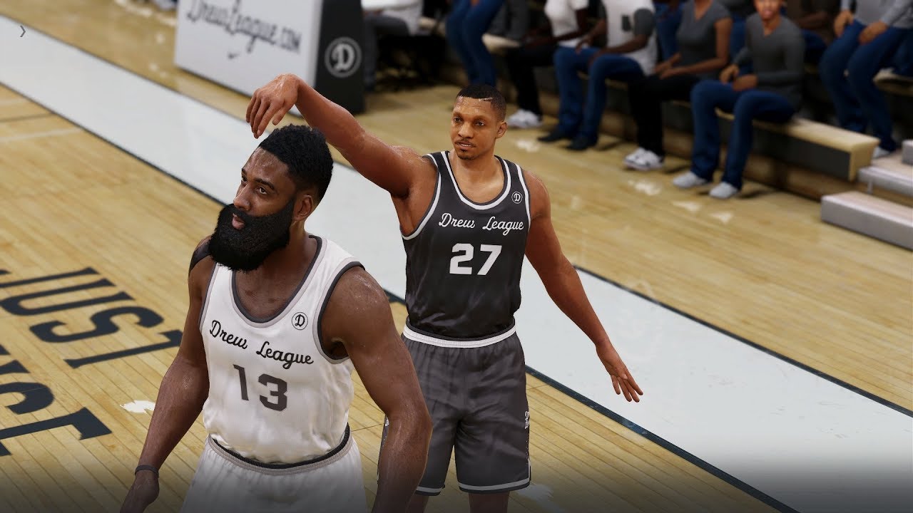 NBA Live 18 The One - Drew League vs LeBron and Harden!