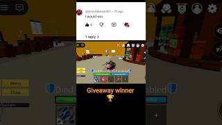 OMG! Giveaway winner 🏆 ln Bloxfruits 🥳 #bloxfruits #bloxfruit #roblox