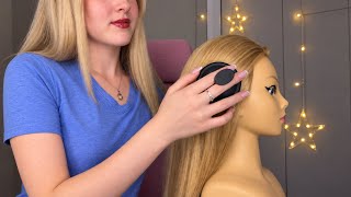 asmr | hair scratching, brushing, and braiding RP 💇‍♀️🌸