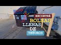 DUMPSTER DIVING ENCONTRÉ BOLSAS DE TESOROS 😱🤩👈#viral #dumpsterdiving #loquetiranenusa