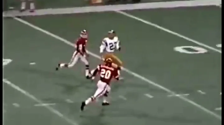Jesse Freitas throws a 71yard Touchdown pass to Ga...
