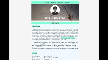 Demo Website CV HTML - Universitas Siber Asia