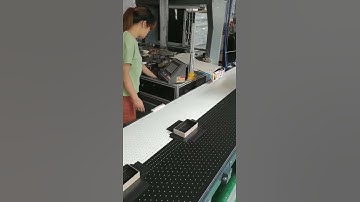 flexible rigid box making machine in customer factory,spotter by Robot