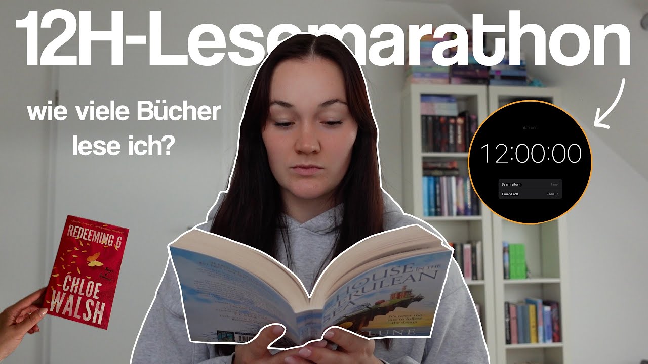 Ich lese für 12-H Sommerbücher, bevor der Sommer vorbei ist! 🌼📖⭐️ *spoiler-free reading vlog*