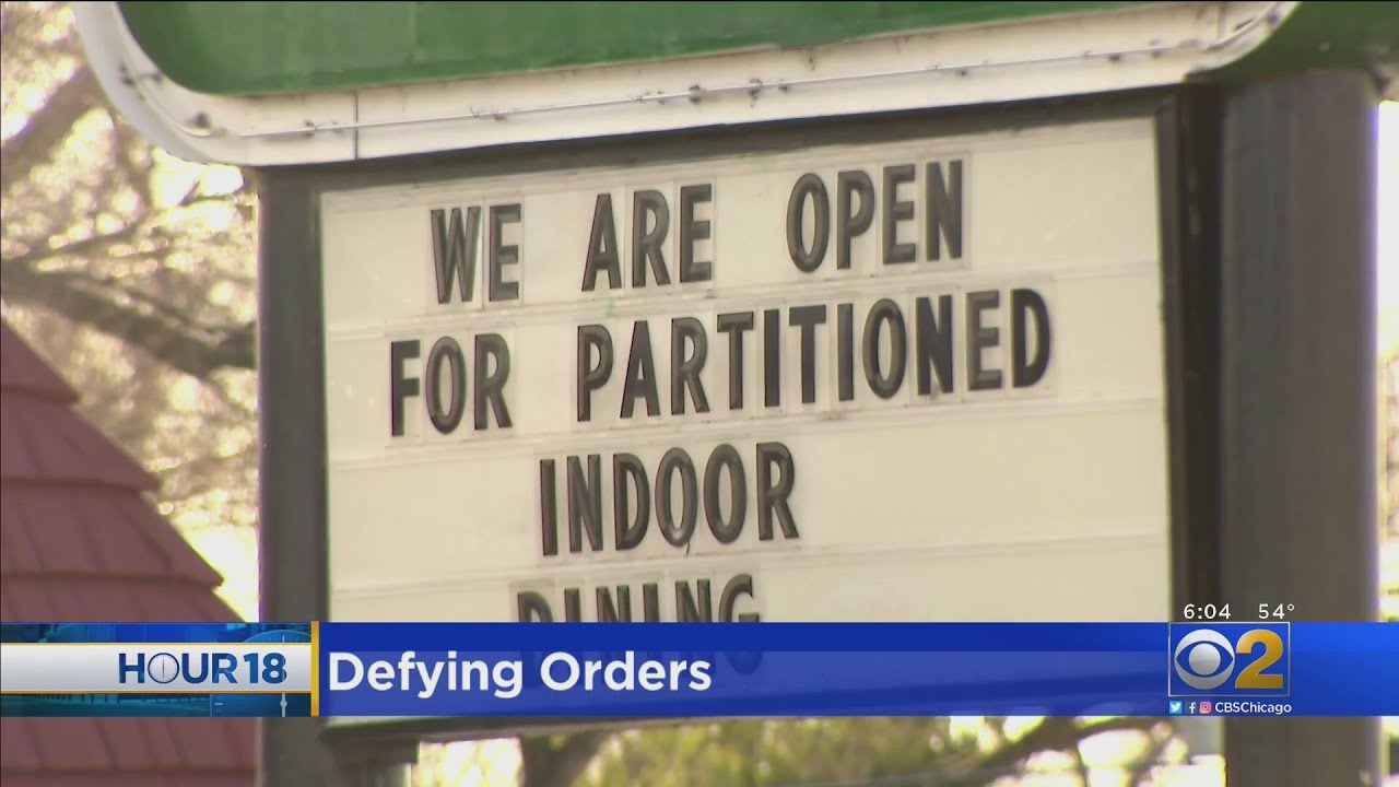 ISP Enforcing Indoor Dining Ban As Local Governments Flout Restrictions