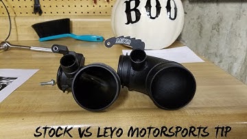 Leyo Motorsports MK7 Golf/GTI/R MQB Turbo inlet install